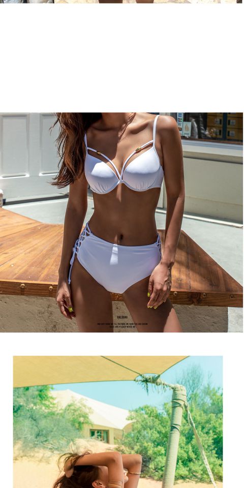Cat mới áo tắm nữ cám dỗ bốn màu thời trang bikini thép tấm gợi cảm thu thập thời trang áo tắm mùa xuân nóng - Bikinis bo bikini