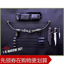 X-TOYS X006 arrow set Black 1 6 bow and arrow set Rambo can not launch spot