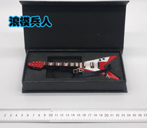 Soldier 1 6 instrument guitar Bass Electric Guitar Exquisite boxed BJD small cloth peach