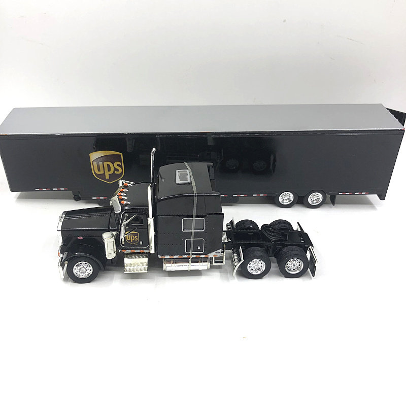 1:53Tonkin Peterbilt Peter Standard Truck UPS Express Container Truck Simulation Alloy Truck Model