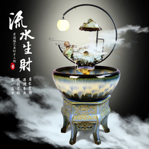 Chinese water ornaments Feng Shui fortune creative living room club office fountain humidifier opening housewarming gift