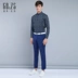 GD & ZS / Gedu · Quần Zuozhi dành cho nam màu xanh dành cho nam quần tây đen nam Suit phù hợp