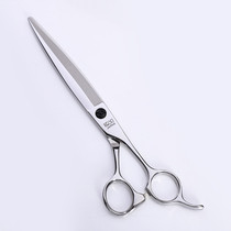 Craftsmans bare-handed large knife haircut scissors seven-inch hair stylist professional multifunctional willow leaf scissors