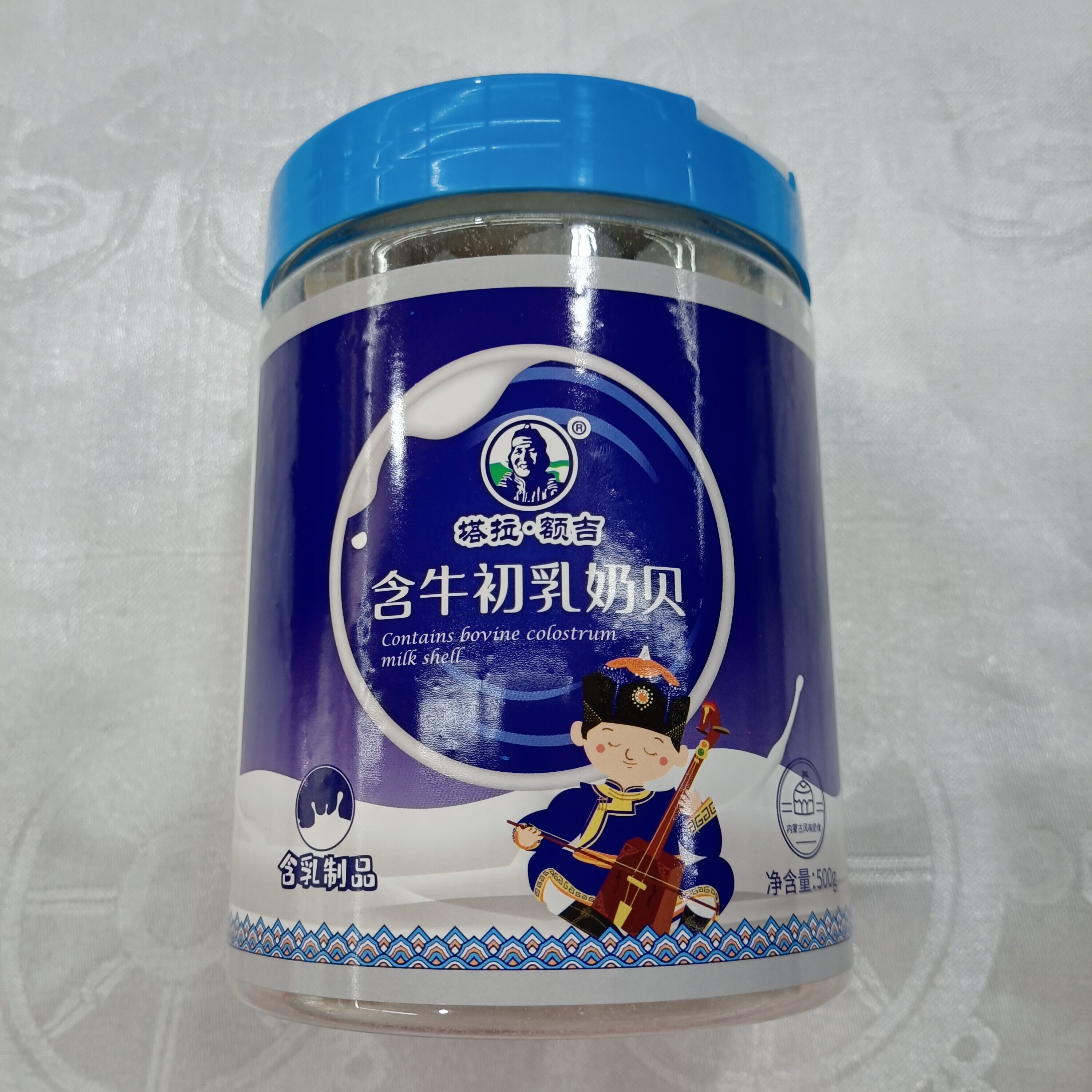 Milk sheet Inner Mongolia Zero food special production Tara forehead with cow colostrum milk beet 500g