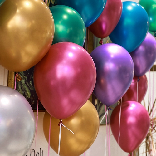 Металлический латексный воздушный шар на день Святого Валентина, 12 дюймов, увеличенная толщина