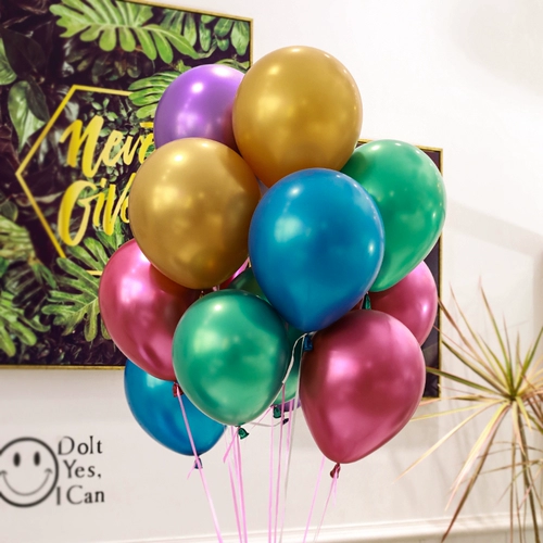 Металлический латексный воздушный шар на день Святого Валентина, 12 дюймов, увеличенная толщина