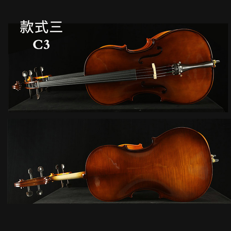 Haocheng handmade professional grade cello professional grade adult musical instrument handmade beginner professional grade solid wood big piano