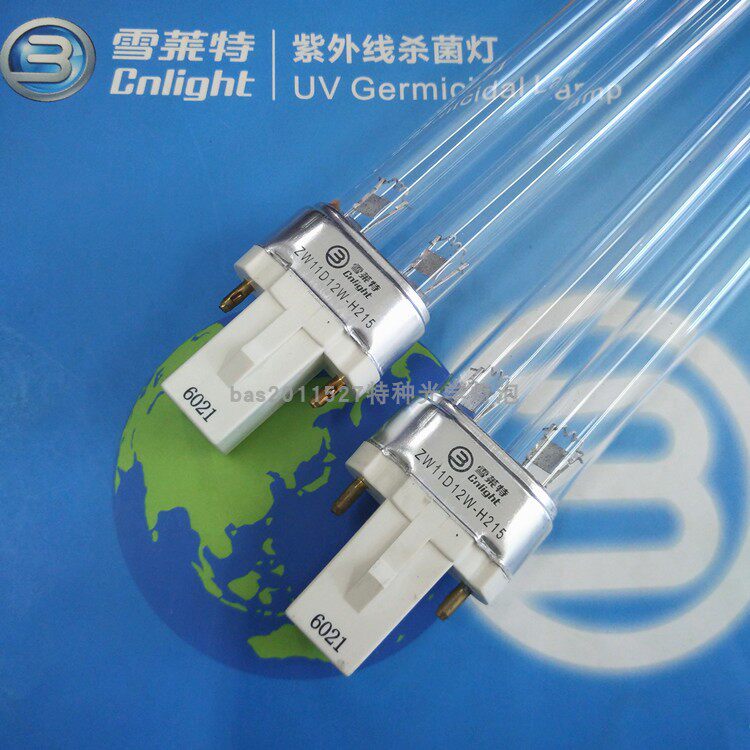 11W杀菌消毒ZW11D12W-H215雪莱特UV紫外线灯管G23灯头 254nm波长