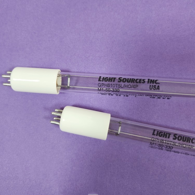 单端四针LightSources杀菌消毒GPH610T5L/HO/4P水处理紫外线灯管
