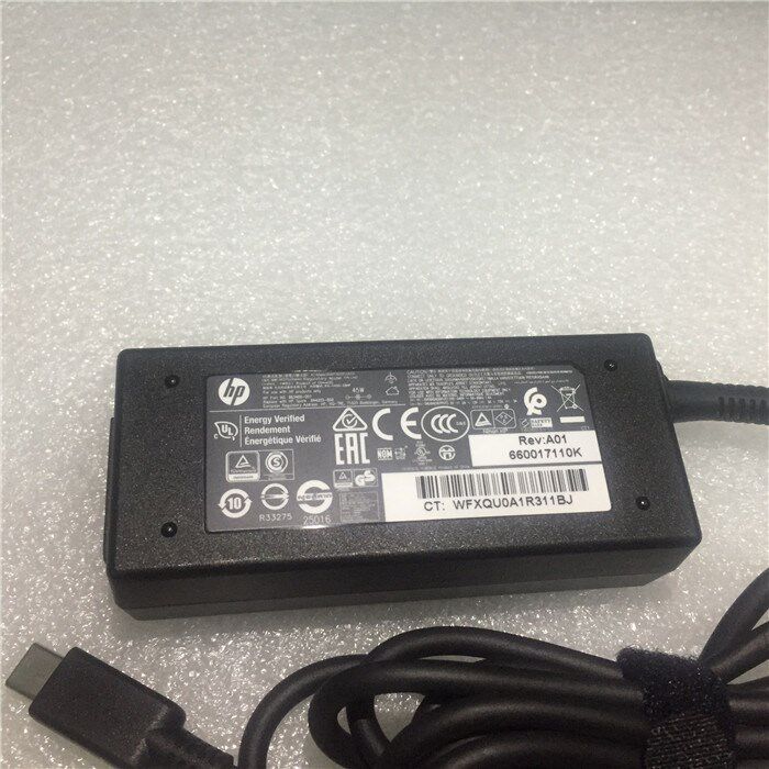 Original hp HP 45W Specter Specter 13 Elite x2 1012 TYPE-C Power Adapter