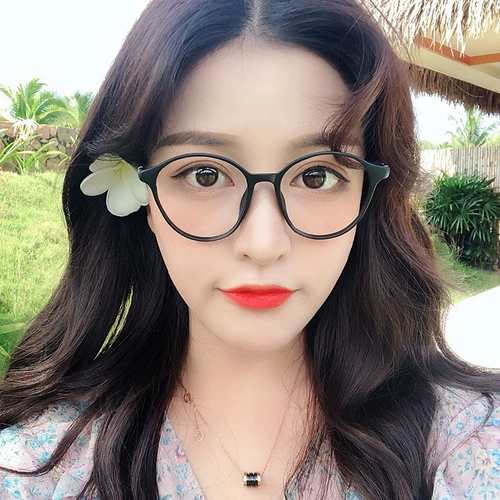 曼特斯 Suyan Black Frame Glasses Женщины мужские прилив с полной рамкой очки миопий