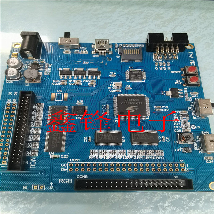 C8051F340 SSD1963 RGB MCU test board