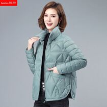 Vegetarian Dress Down Cotton Clothing Woman short and light slim small cotton padded jacket 2021 Winter Casual Warm Thickening Upright Collar Loose