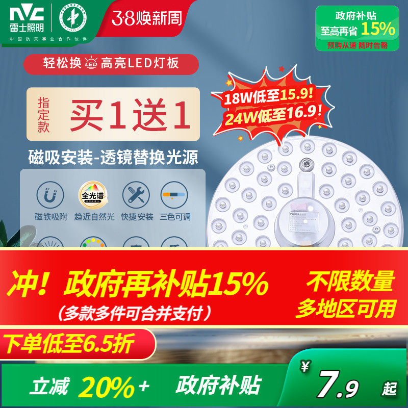 Светодиодная световая панель NVC Lighting retrofit board энергосберегающий потолочный светильник SMD light panel