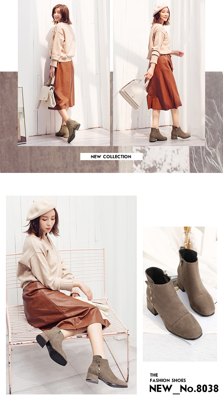 Bottes mi-saison femme en Caoutchouc - Ref 3249393 Image 17