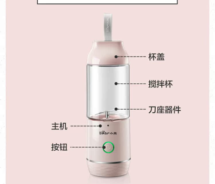 máy xay sinh to philips Máy ép trái cây gấu / Cubs LLJ-C04G5 - Máy ép trái cây may ep cham