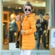 Áo khoác mùa đông mới 2018 cho nữ mùa đông nữ dài phần dày của Hàn Quốc áo khoác cotton mùa đông - Bông