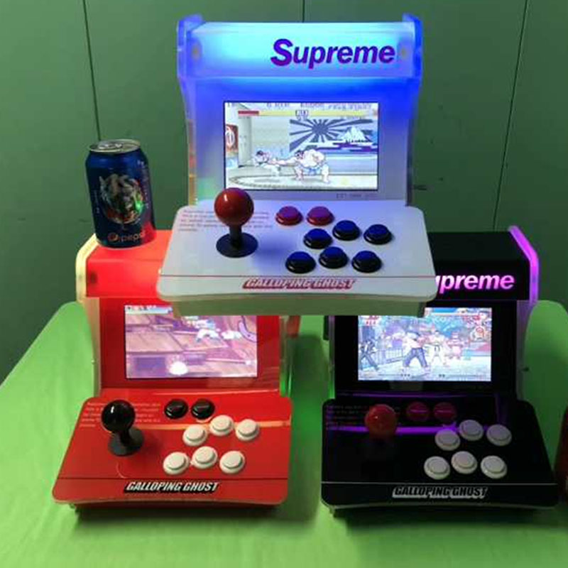 Arcade game machine double rocker small arcade home desktop three kingdoms war game hall nostalgic superme