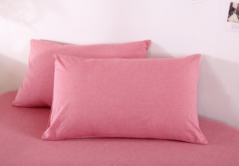 Bông phong cách Nhật Bản tiêu chuẩn một mảnh gối giặt bông thoải mái 48x74 lưới gối lõi đặt sọc phong bì bông đặt - Gối trường hợp gối trúc