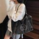 Korean retro denim armpit bag