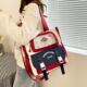 Canvas bag girls crossbody shoulder bag handbag book bag versatile large capacity primary school student class bag tutoring bag