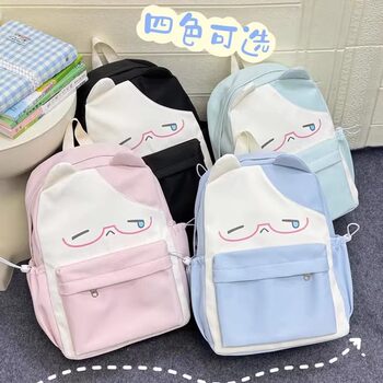 Japanese-Style Original Kt Cat Cute Backpack for Girls, Middle and High School Students, Large Capacity Double Shoulder Bag ins Cartoon Backpack