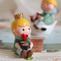 Day Department heal small swing piece Desktop cute little things Prince peripheral Blind box In-car Ornament Birthday girl