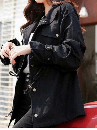 Осенний корсет для отдыха, плащ, куртка, в корейском стиле, оверсайз