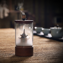 New Chinese Zen backflow incense burner Smoke waterfall Shen sandalwood incense burner decoration Living room study office decoration