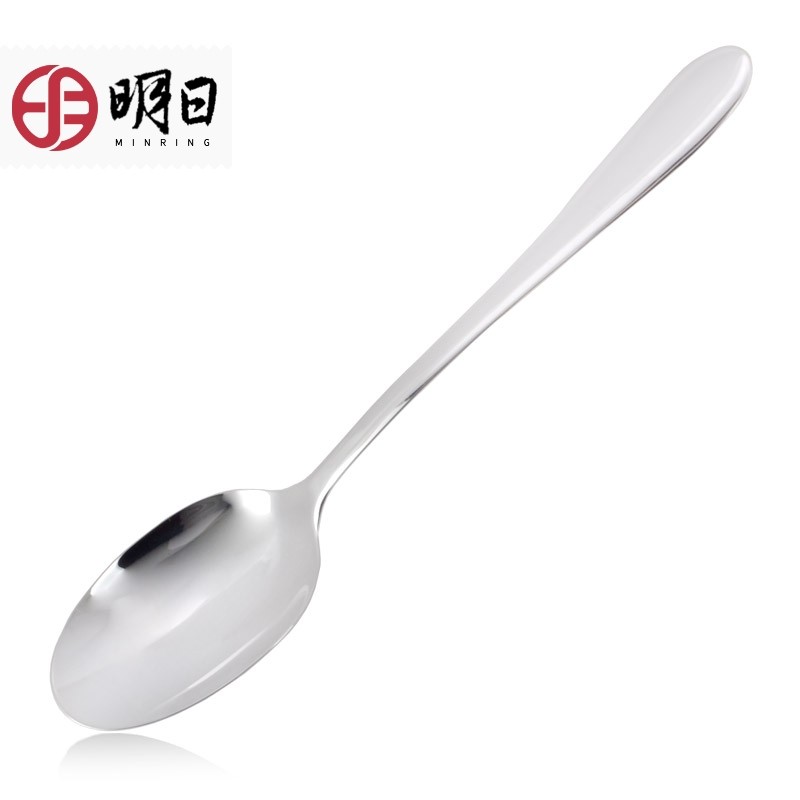 Tomorrow's pure silver spoon 999 foot silver tableware home big number Western dining spoon soup spoon Tonspoon wedding gift lettering