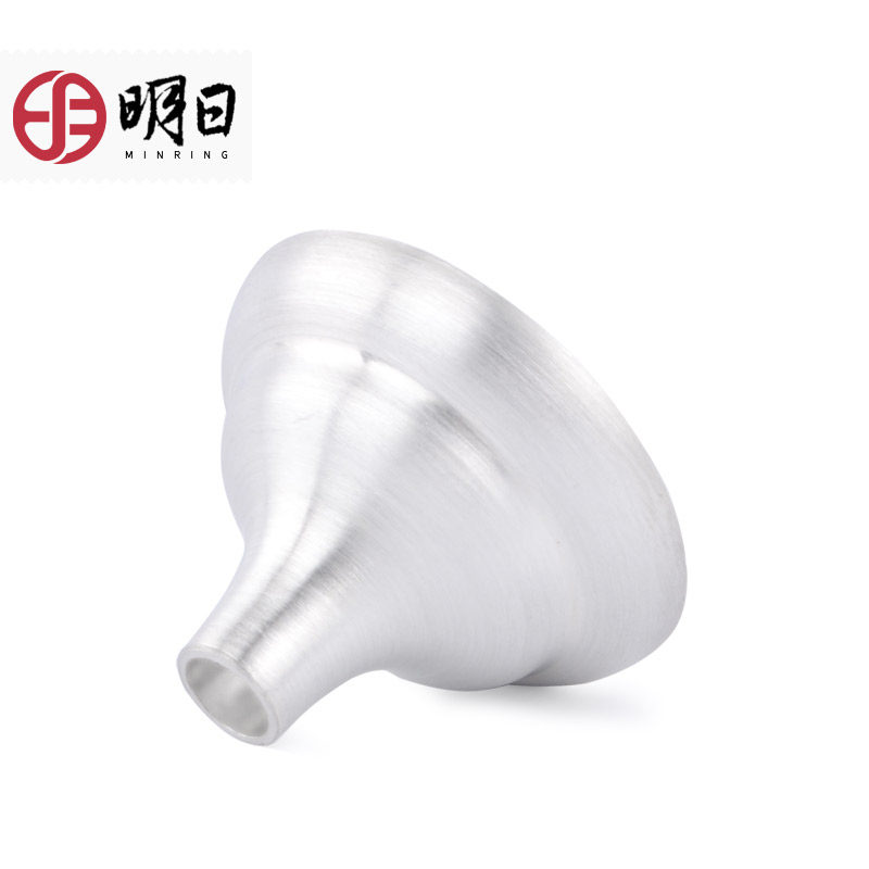 Tomorrow's silver funnel 999 pure silver portable small funnel mini funnel small sterling silver kettle funnel hip flask funnel