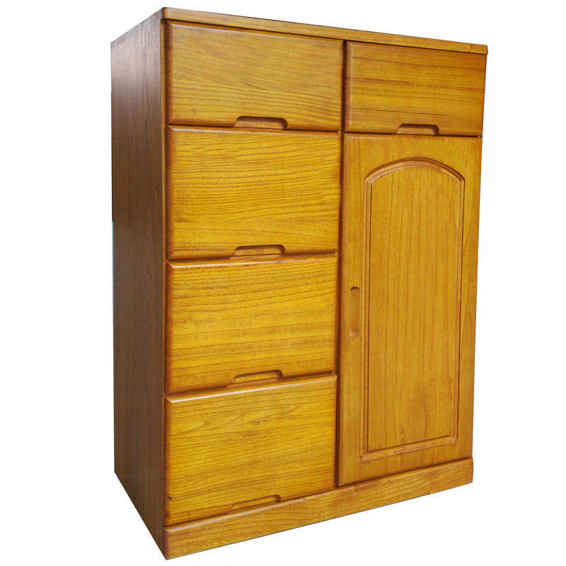 Yo-yo Single Door Drawer Cabinet Innate Solid Wood Overall Cupboard Dining Side Storage Containing Cabinet Tea Water Cabinet Living-room Hyun Guan Cabinet