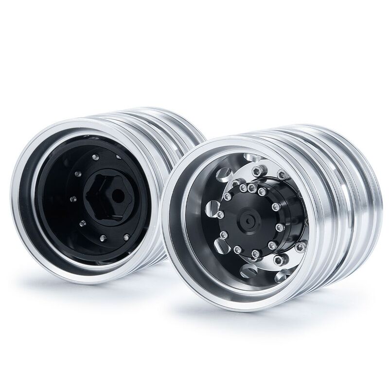 1/14 Tamiya Tractor Truck Model Metal Rear Wheel Hub Cnc Aluminum Alloy 1/14 Tamiya Tractor Truck Model Metal Rear Wheel Hub Cnc Aluminum Alloy