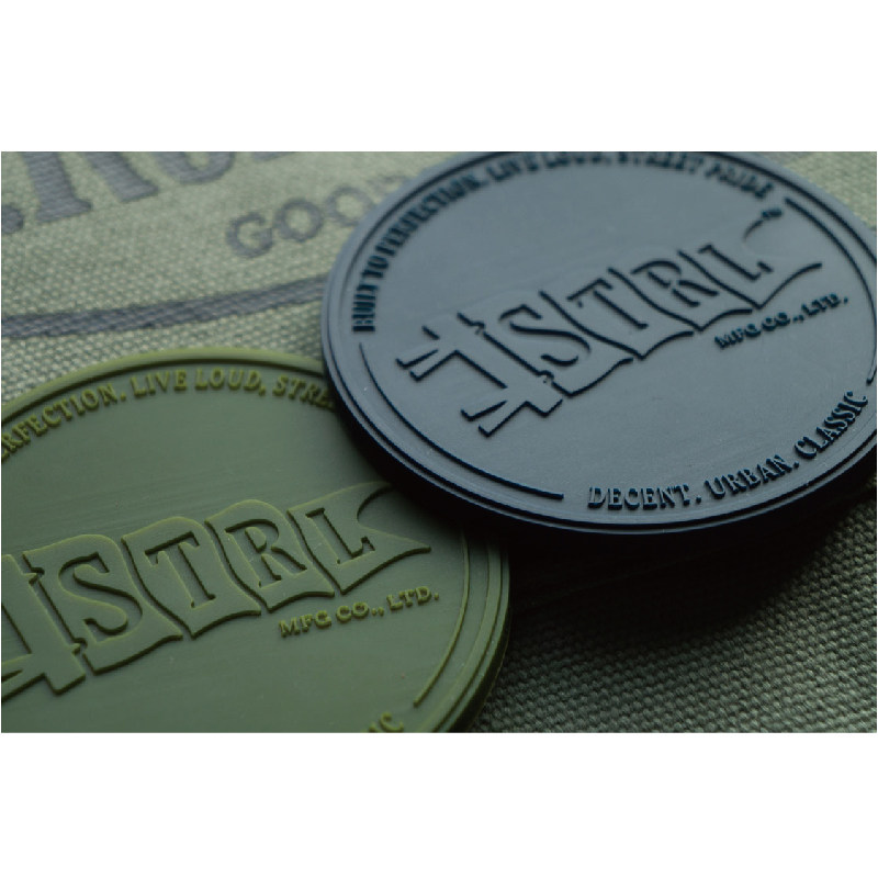 (St Roller official online store) STRL flag logo silicone coaster three pack life playthings