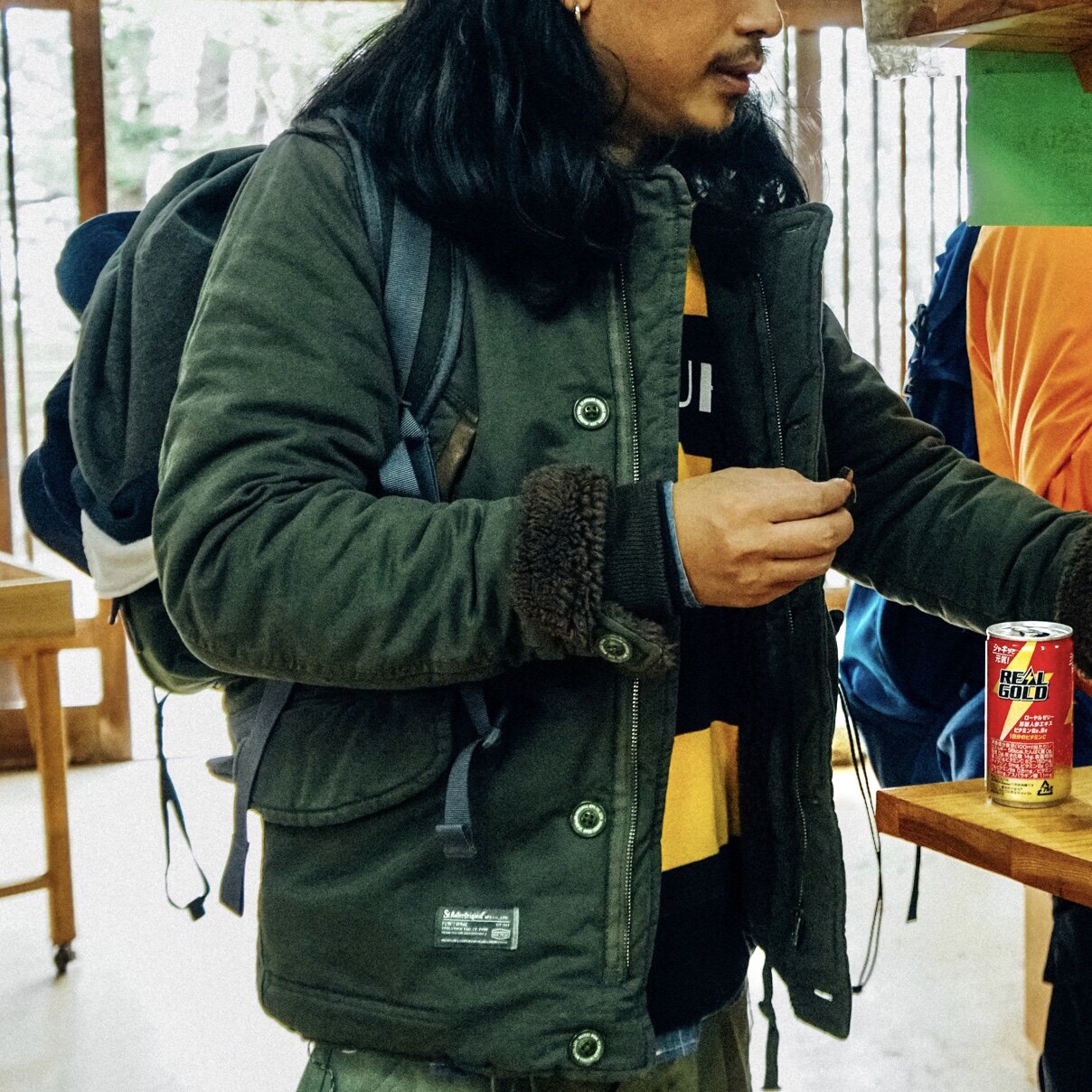 (St Roller official online store)STRL Xinxue Li B9 FLIGHT JKT Air Force thickened fleece cotton suit