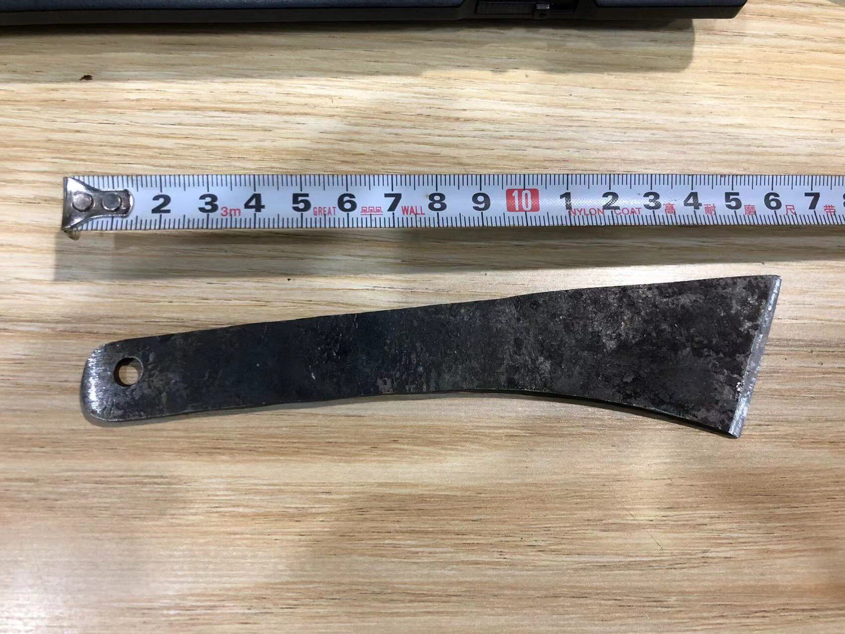 Blacksmith forged a traditional soft iron adhesive steel process grafting knife