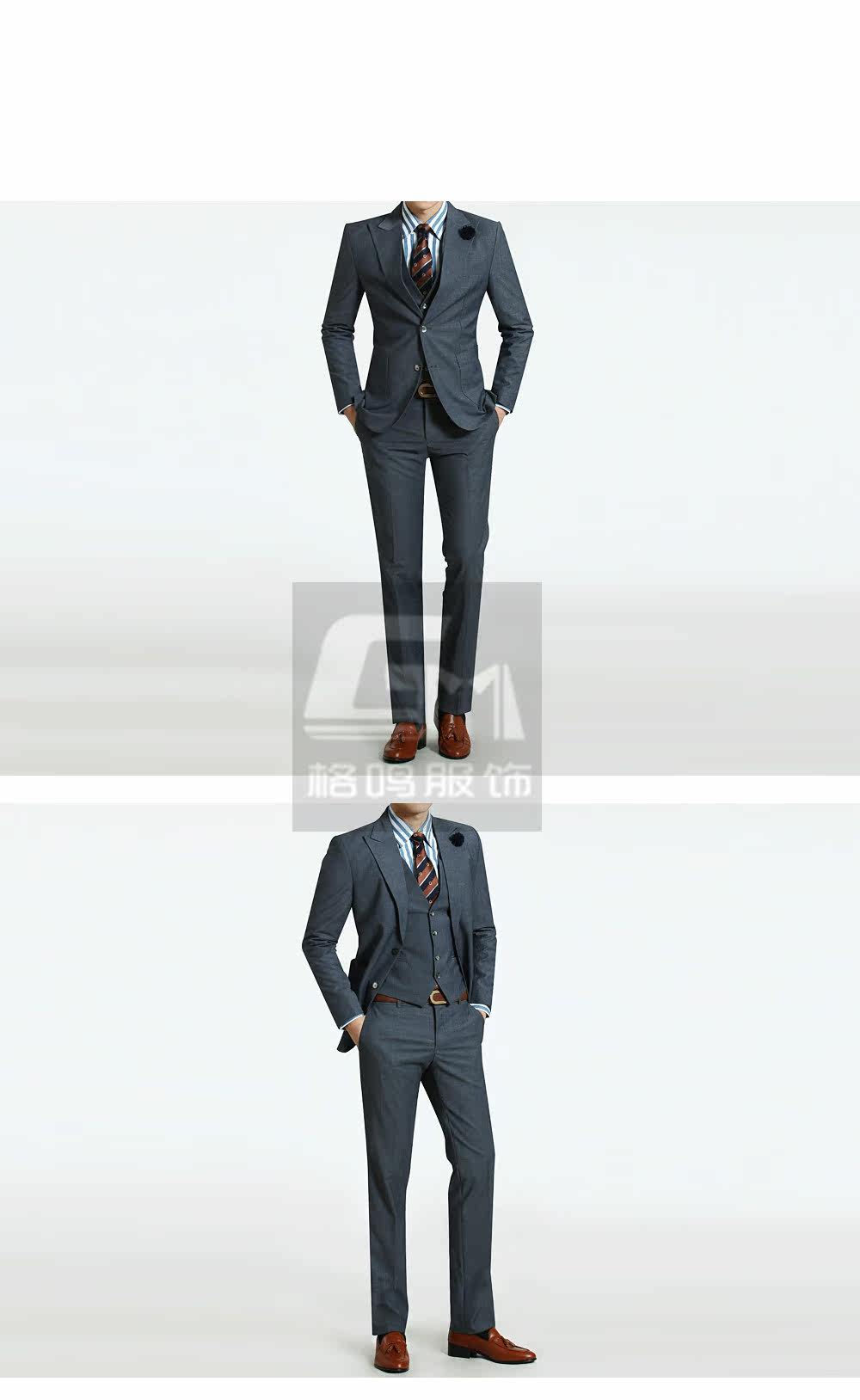 Costume homme en laine pour Quatre saisons - Ref 1557175 Image 9