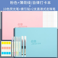 Розовая мятная флуоресцентная шариковая ручка-роллер, 10 цветов, 2 шт