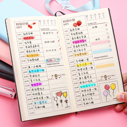 Ежедневный план для этого времени управления временем для проверки самооткрытия