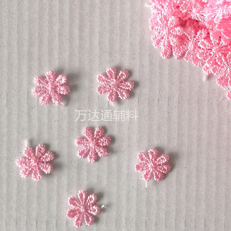 Silk Quilt Positioning Special Water-Soluble Lace Flowers White Jade Pink Small Flowers Large Flower Pieces Bulk Handmade DIY Accessories