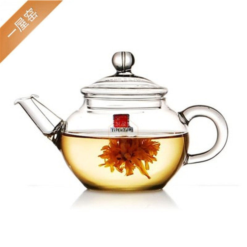 One-room kiln heat-resistant glass teapot Pu-kun tea kung fu tea cooker tea machine filter mini-teapot tea set