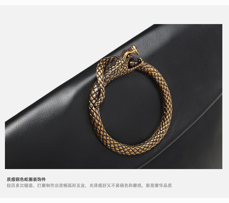 Клатч 新年礼物小众设计包包女2024大容量手拿包真皮单肩斜挎夹包软皮 Deere jack