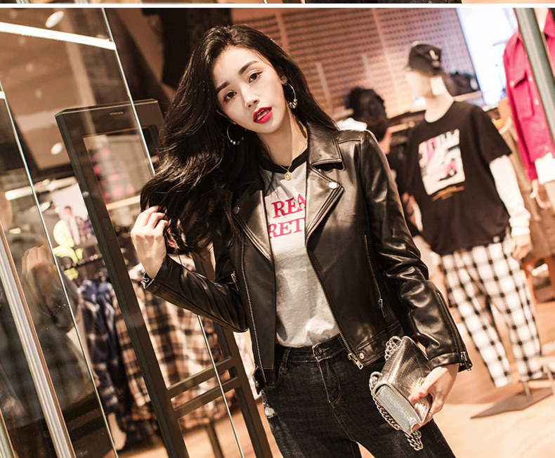 Кожаная куртка 海宁真皮皮衣女春秋2025新款春季海宁小皮衣短款绵羊皮夹克女外套 Juccy carutar