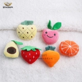 Милая плюшевая мультяшная трехмерная клубника, аксессуар для волос, сумка, упаковка, декор, кукла