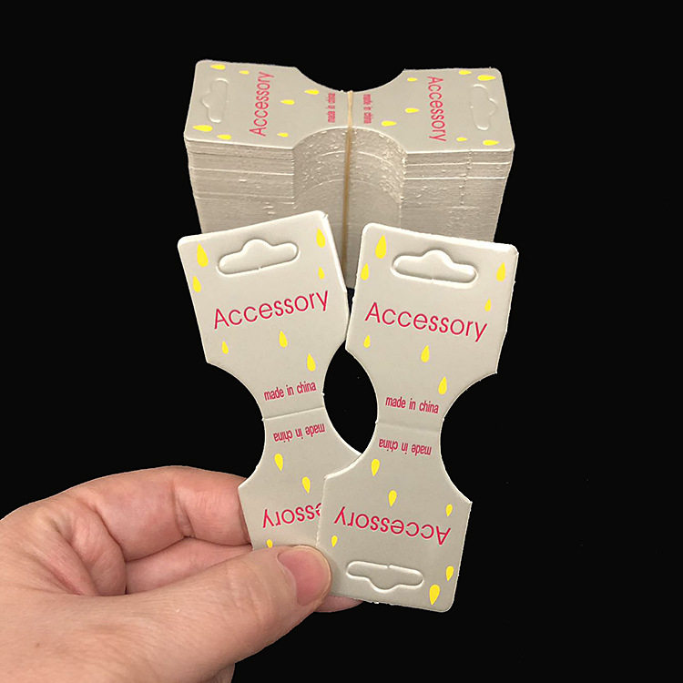 Small Number of cardboard Diy packaging Cardboard Hair Circles Carpi Gluten Hair Circles Folio Paper Card Pendant about 200 Grey Cards