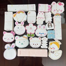 One hundred cartoon hair ties and rubber bands packaging cardboard 23560 card slots hair accessories street stall tag cards