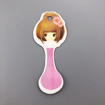 Ground Stall Ornament Packaging Material Hair-rope Cardboard Hair Ring Little Girl Carhead Paper Card card about 200 sheets