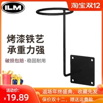 Wall-mounted motorcycle helmet rack is suitable for a variety of helmet brackets without punching display rack hat storage rack