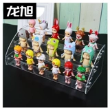 Практическая креативная пластиковая пластика высокого прозрачного шоу шкафа для слепой коробки выставка выставка