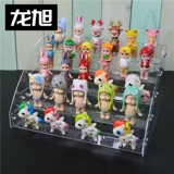 Практическая креативная пластиковая пластика высокого прозрачного шоу шкафа для слепой коробки выставка выставка